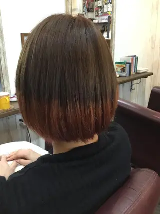 ショート カラー 金崎 新吾のヘアスタイル