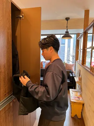 ショート パーマ little  porto所属・透明感・艶感 小坂隼斗のヘアスタイル