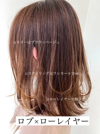 ミディアム カラー パーマ Mira 代表 SEKIのヘアスタイル