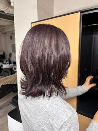 ミディアム tokute 中野真咲🐺のヘアスタイル