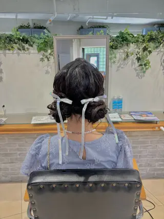 セミロング ヘアアレンジ お呼ばれヘア/ ライブ参戦ヘア/沙来のその他イメージ