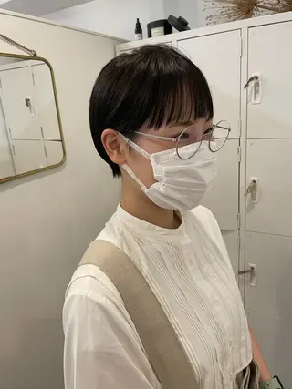 ショート 大迫 江梨のヘアスタイル