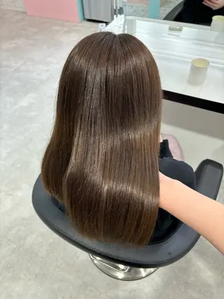 セミロング Wカラー/暖色/べ ージュりく©︎🐝のヘアスタイル