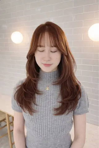 ロング 縮毛矯正/レイヤー 髪質改善 /西村のヘアスタイル