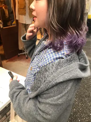 ミディアム カラー クオーレ hairのヘアスタイル