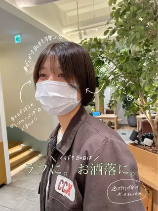 ショート カラー ふわっとレイヤー‪☆ 菅原 千鶴のヘアスタイル