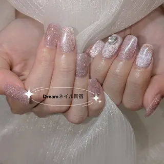 ネイル ネイリストゆか💅 長さだし、深爪矯正のネイルデザイン