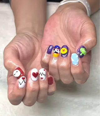 ネイル Ribbon佐野店 小泉のネイルデザイン