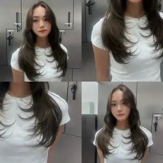 ロング 大人レイヤー/艶美髪 🇺🇸TOMONAのヘアスタイル