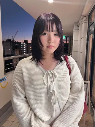 ミディアム カラー IROW/イロウ天神 大名店　yamaのヘアスタイル