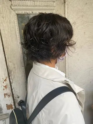 ショート パーマ お任せヘア☘️☘️ 及川渚のヘアスタイル