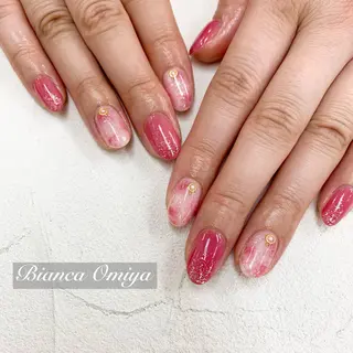 ネイル ネイルサロンビアンカ 大宮店長 モリサワのネイルデザイン