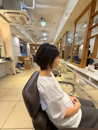 ショート ブルジオン Bourgeon by BCBG所属・青山 光のヘアスタイル