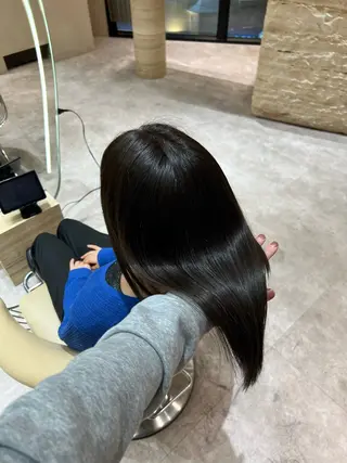 ミディアム カラー ✨髪質改善 縮毛矯正 艶髪 立川 コウキ✨のヘアスタイル