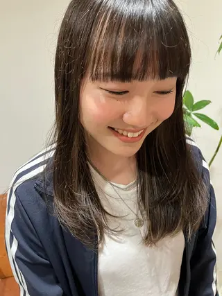 ミディアム 梅田美容室/カット /Maoのヘアスタイル