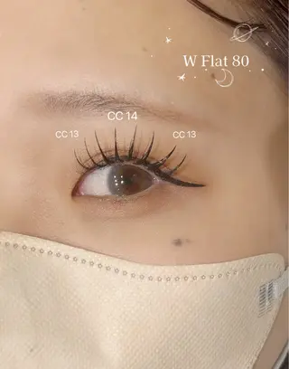 マツエク・マツパ 束感韓国アイドル🎀 まつ毛YUA🍒のマツエク・マツパデザイン