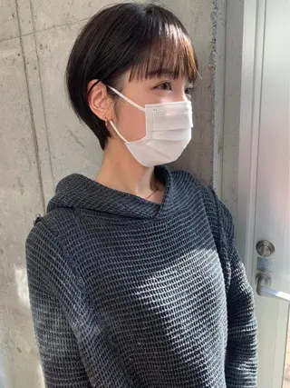 ショート 似合わせカットカラー 👩MINAのヘアスタイル