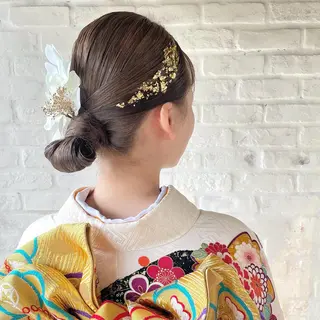 セミロング ヘアアレンジ kyoka .のヘアスタイル