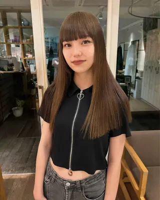 ロング カラー KNACK 天王寺美容室のヘアスタイル
