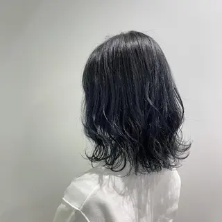 セミロング カラー I'S.横浜所属・赤み消しカラー 🍀JUNKIのヘアスタイル