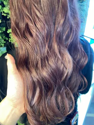 ロング カラー SALOWIN 新宿三丁目East所属・縮毛矯正/艶カラー /美髪/ﾒｸﾞﾐのヘアスタイル