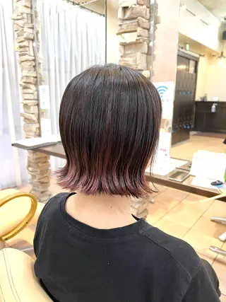 ショート 地毛風ストレート ⚡️下ノ村柊斗⚡️のヘアスタイル