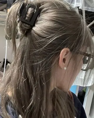 ロング カラー 🤍韓国大人っぽ ベージュMAI🤍のヘアスタイル