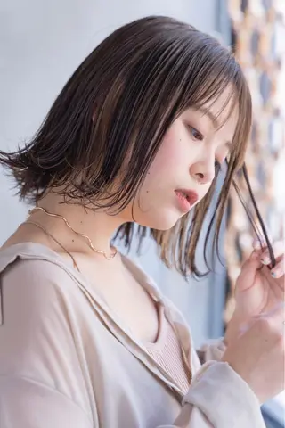 ショート カラー ☕️ベージュカラー 内藤光哉☕️のヘアスタイル