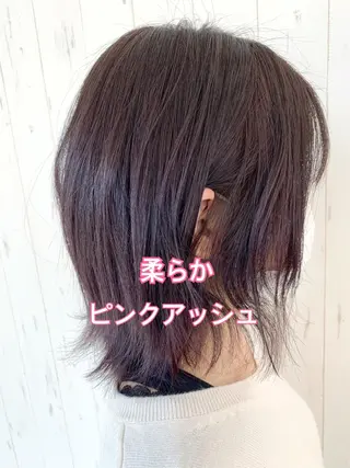 ミディアム 髪質改善/ハイライト 小林秀樹のヘアスタイル