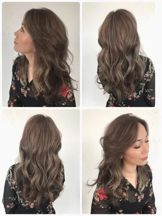 ミディアム カラー パーマ ヘアアレンジ メンズ 美容室 ソンリエのヘアスタイル