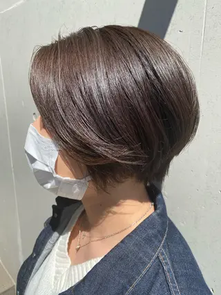 ショート カラー エクステ／インナー カラー 礒野朱里のヘアスタイル