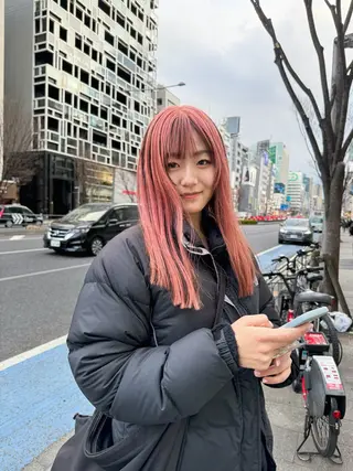 セミロング カラー GO TODAY シェアサロン Flos店所属・耳つぼジュエリー 👂🏻🌸ayaのエステ・リラクイメージ