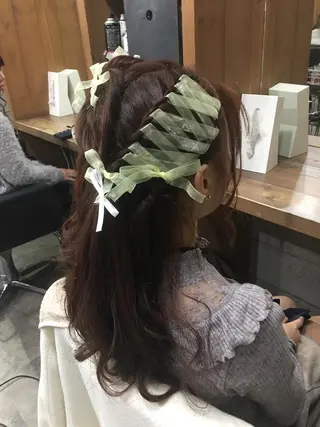 ロング ヘアアレンジ 加藤 圭悟のヘアスタイル