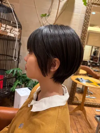 ショート 田内 満里奈のヘアスタイル