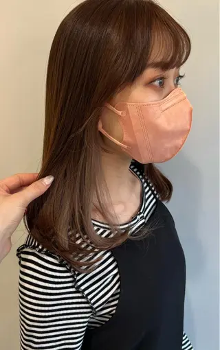 ロング カラー ヘアアレンジ 加藤 綾華のヘアスタイル