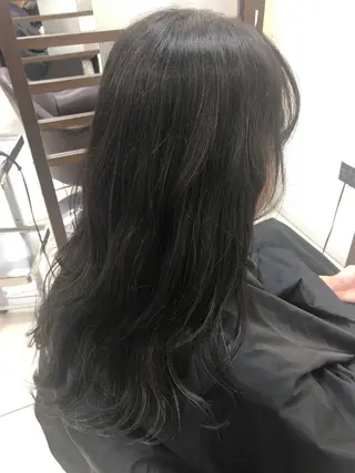 ロング カラー 馴染ませNo.1🧃 エクステ・アレンジのヘアスタイル