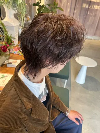 カラー 園田 朱理のヘアスタイル