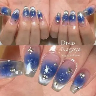 ネイル 0203ムニムサン 💙Harukaのネイルデザイン