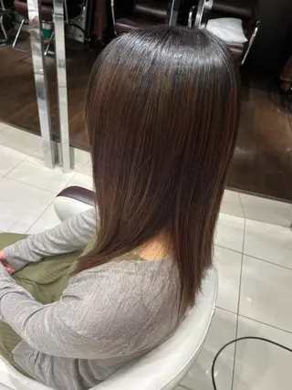 ロング パーマ 岡野 芽依のヘアスタイル