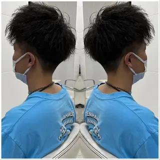 ショート パーマ メンズ BOOTH share salon所属・ハタケヤマヨシキ ／BOOTHのヘアスタイル