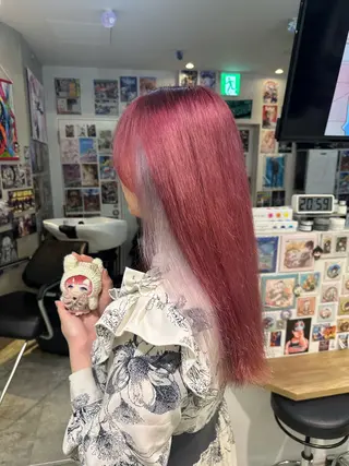 ロング カラー あらげ 🌈推しカラー🌈ᵕのヘアスタイル