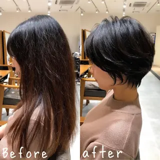 ショート カラー 高橋 昭雄のヘアスタイル