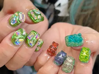 ネイル Nail Atelier IamI所属・アイアムアイ 大村磨衣のネイルデザイン