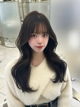 ロング さつき/モテガーリー /透明感カラーのヘアスタイル