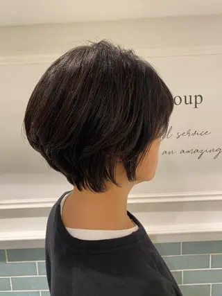 ショート 髪質改善レイヤー/ ボブたんの翔太のヘアスタイル