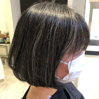 ミディアム 髪質改善&ストレート ‪✂︎‬鈴木青樹のヘアスタイル