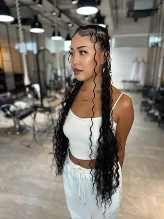 メンズ キッズ BRAIDS💎愛子 大人ハイライト💎のヘアスタイル