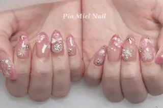 ネイル momo 長さだしのネイルデザイン