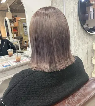 ミディアム カラー 🫧🇰🇷韓国ヘア レイヤー🐺Yutaのヘアスタイル