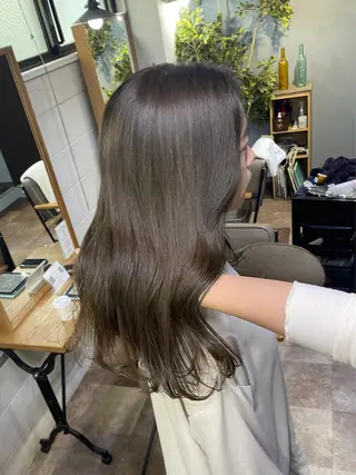 ミディアム eim hair rink  長津田店所属・🫧透明感カラー 🫧しほのヘアスタイル